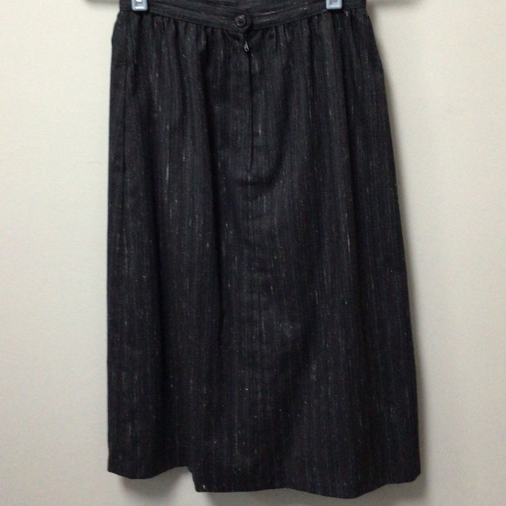 Stirling Cooper - Vintage Navy blue skirt & jacket suit with red & white threads - Picture 4 of 12